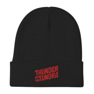 Embroidered Thunder Beanie
